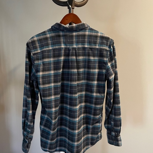 VANS Men's Tailored Fit Flannel - Blue/Black/White - M - Picture 2 of 4